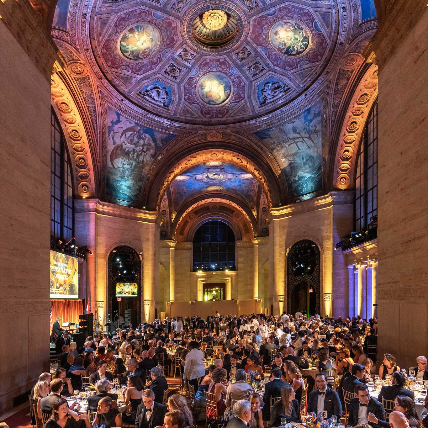 A crowded NAF event hall